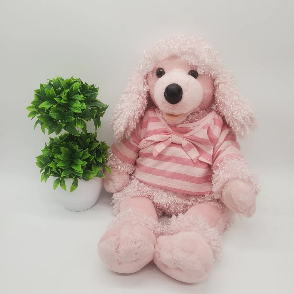 Build A Bear Pink Poodle Plush Retired 19